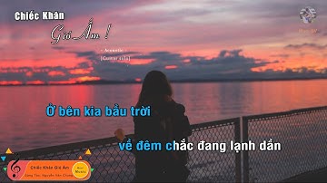 Chiếc Khăn Gió Ấm - (Guitar beat solo karaoke) | Muối SV