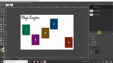 Alignment Tool in Gimp