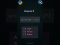 This Python Comparison Tricks Most Learners 👀