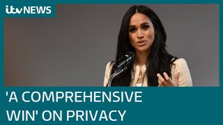 Download lagu Meghan says Mail on Sunday ruling is 'comprehensive win' on her privacy | ITV News