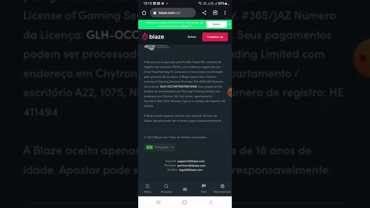 blaze app de dinheiro