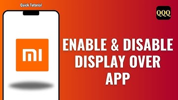 How to Enable & Disable Display Over Other App in Redmi Phone