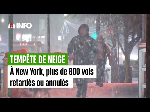 Tempête De Neige New York Sous Un Manteau Blanc Tempête De Neige New York Sous Un Manteau Blanc
