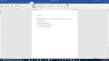 WDM1V5: Entering More Text [Word 2016]