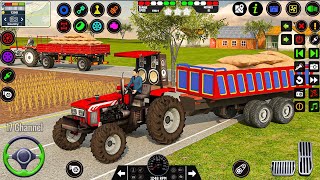 Indian Farming 3D Tractor Game - Tractor Simulator Game 2024 - Tractor Farming Games | 17 Channel screenshot 2