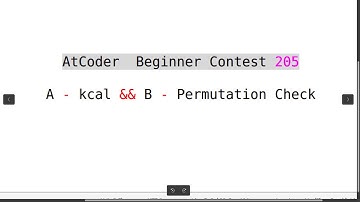 (A - kcal  +  B - Permutation Check) || AtCoder  Beginner Contest 205 || AtCoder Bangla #rayhan