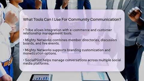 What Tools Can I Use For Community Communication? - Everyday-Networking