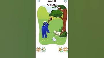 Rainbow DOP Blue Monster 👾 29 Level Gameplay Walkthrough | Best Android, iOS Games #shorts