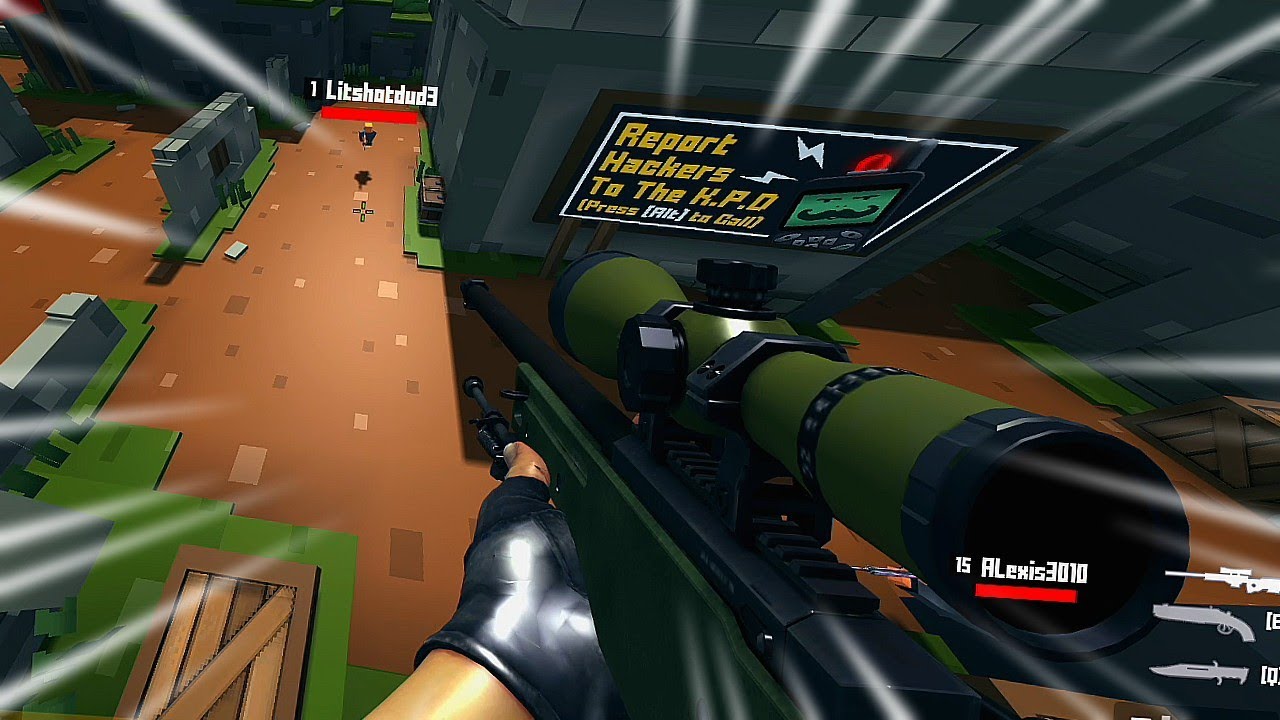 TIKTOK Viewers Begged to use the SNIPER in KRUNKER.IO (TRICKSHOT?!)