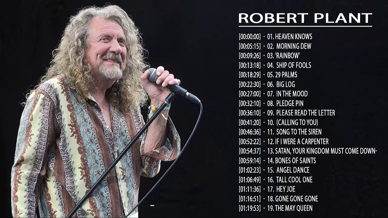 robert plant tour song list