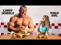100LB GIRL EATS LARRY WHEELS BULKING DIET (8,000+ calories)