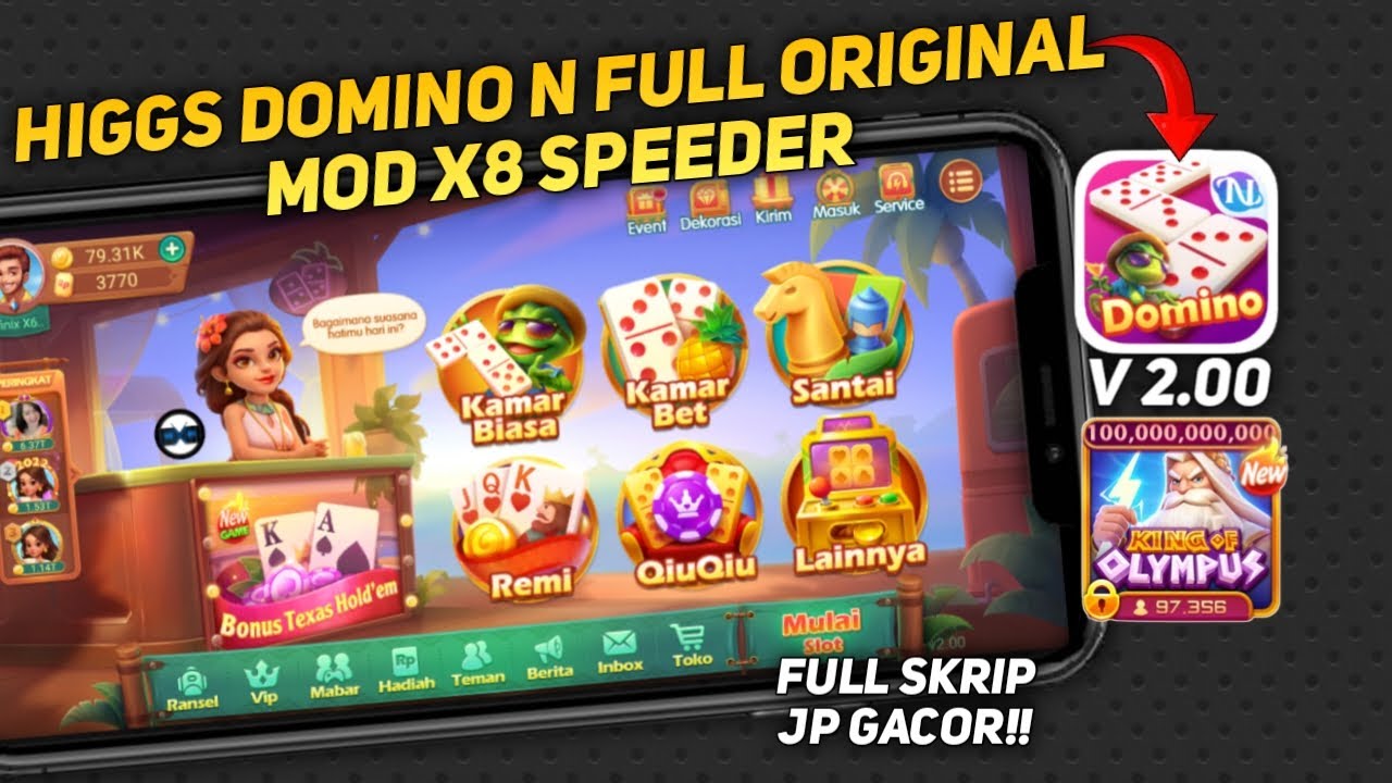 NEW UPDATE!!•Apk Higgs Domino N Mod X8 Speeder Full Original