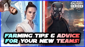 Lightspeed Bundle Farming Advice - What To Do With Your New Teams!!!  Star Wars Galaxy of Heroes
