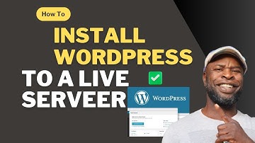 How I Installed WordPress on a Live Server