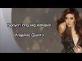 Ngayon lang ang kahapon - angeline Quinto w/Lyrics