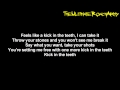 Papa Roach - Kick In The Teeth {Lyrics on screen} HD
