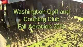 Greens Aeration