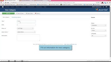 Noo Restaurant Menu - Video Tutorial - Install & Configure this component