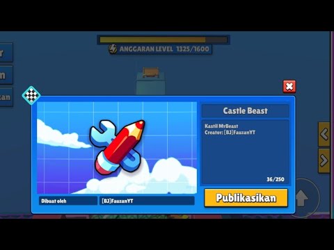 Map Baru Bertema Kastil Buatan saya Radak Susah sih 🗿 Kastil Tema Mr Beast 👍🏻