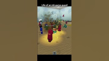 Playing as a GUARD in Roblox Squid Game #inkgame #roblox #update