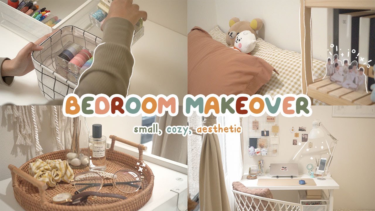 Small Bedroom Makeover ???? My 9 Sqm Cozy & Aesthetic Room | Indonesia -  Youtube