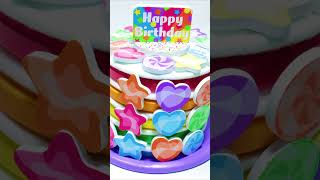 ‼️ Rainbow Surprise Birthday Cake ‼️ Colored Wooden Toy Cartoon Video for Children!