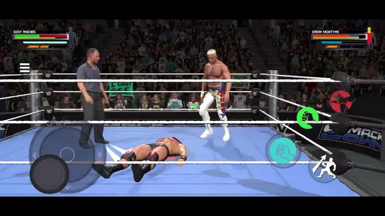 Cody Rhodes vs Drew Mcintyre. WWE 2K25 Netflix Edition
