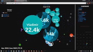 🔵 Agar.io - Thypon & Harmony vs Random Hexa - Takeover(50K MASS) #26