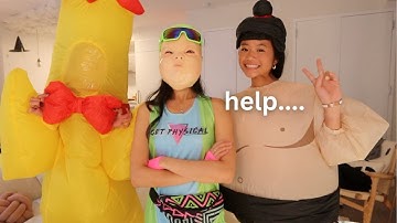 DRESSING UP FOR HALLOWEEN WITH MY SISTERS... *VLOG*