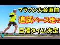【さが桜マラソン】この最終テストは間違い無し！マラソン大会でどんなタイムを狙おうかな～という時､これがベストな判断方法です♪レース2週間前の泣きの追試には気合いと切なさが交錯しますね～！！
