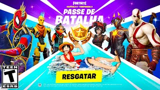 OFICIAL! VAZOU *PASSE DE BATALHA COMPLETO* da TEMPORADA 3 CAPÍTULO 5 do FORTNITE!