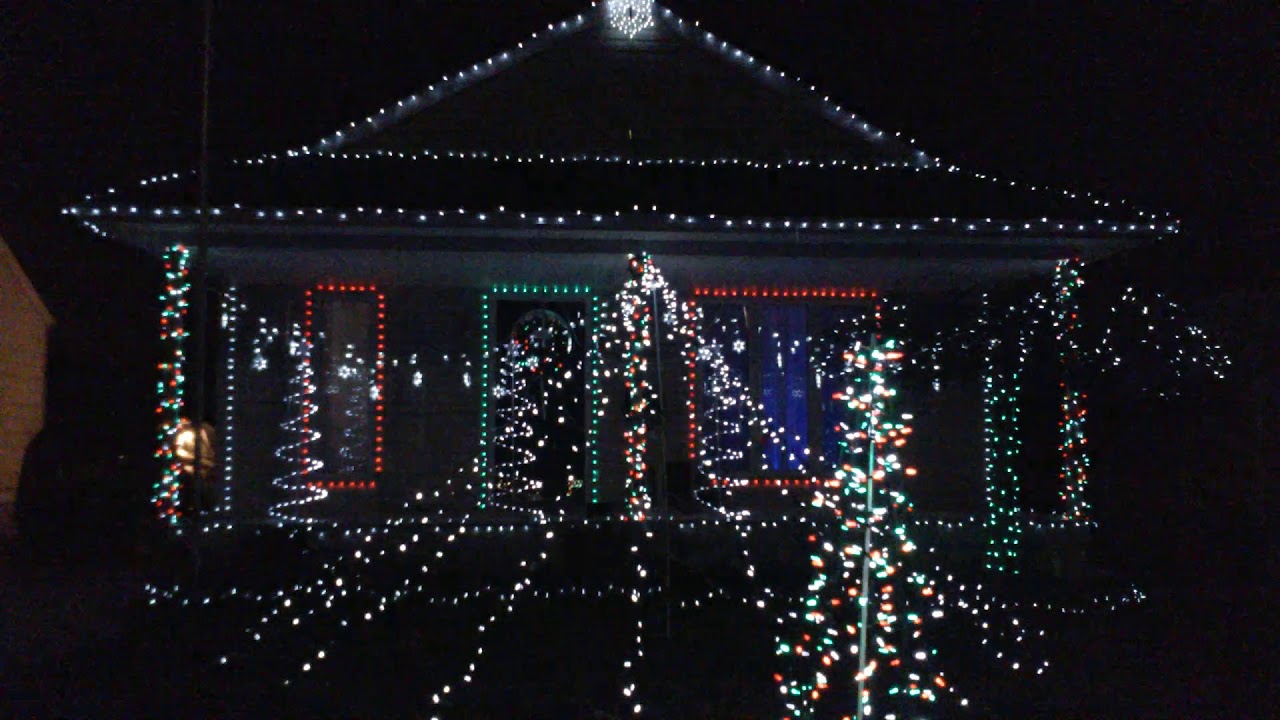 Christmas light show! YouTube
