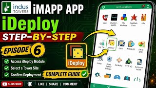 How to use iDeploy in Indus iMapp: Step-by-Step Guide! Episode 6 #industower #imapp #ideploy #tower screenshot 3