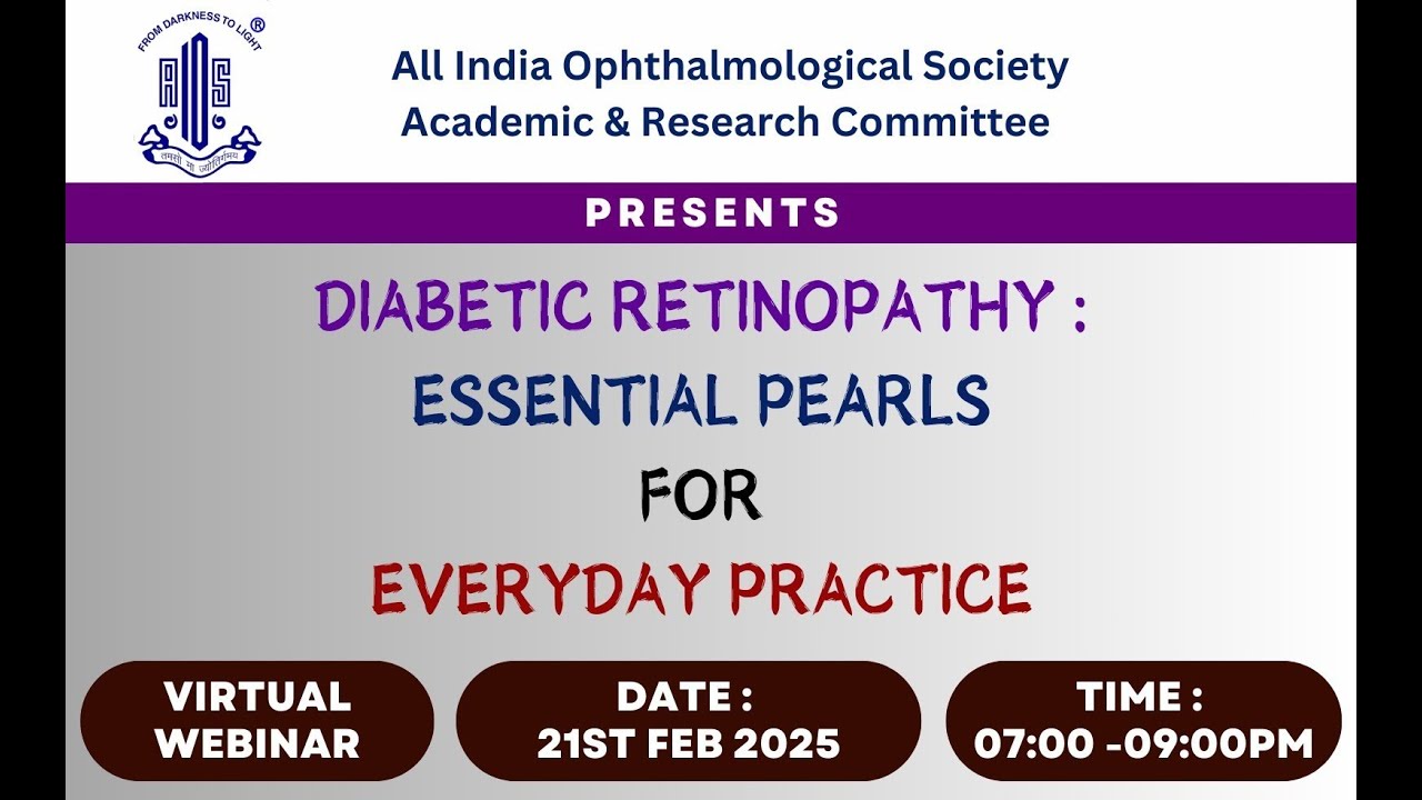 AIOS_ARC WEBINAR: DIABETIC RETINOPATHY