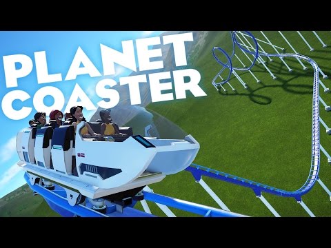 Planet Coaster Gameplay Ep 1 - Building a Double Looped Roller Coaster! (Planet Coaster First Look)
