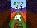 Which Mutant Mobs Is Fastest Through Obstacles #minecraft #shorts #challenge #gaming
