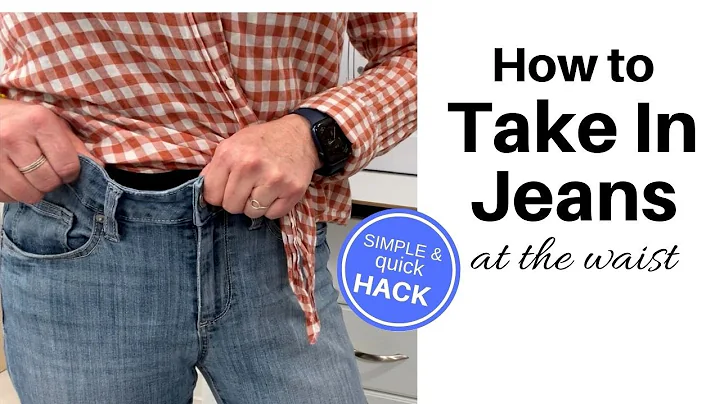How To Take in Jeans at the Waist | Simple and Qui...