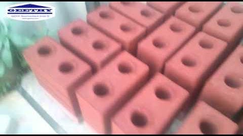 Geethy  Client video for BRAVA interlocking block making machine