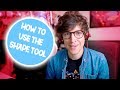 How To Use The Shape Tool - PHOTOSHOP TUTORIAL