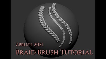Braid Brush Tutorial - ZBrush 2021
