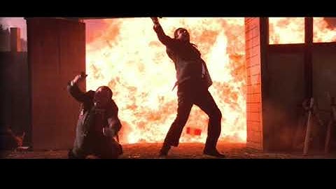 映画ブラックレイン名シーン　安岡力也　島木譲二死亡シーン