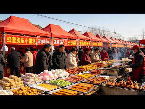 What street foods do Chinese people like to eat? The answer can be found in rural Henan!