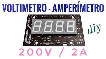 Haz tu Voltimetro/Amperimetro Digital Casero! - Parte 1 - Circuito