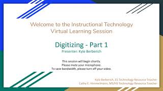 Digitizing - Part 1