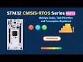 STM32 CMSIS-RTOS (Part 2): Multiple Tasks, Priorities &amp; Preemption Explained