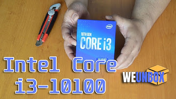 Unboxing Intel Core i3-10100 - 10th Gen CPU