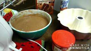 Inside Out German Chocolate Cake