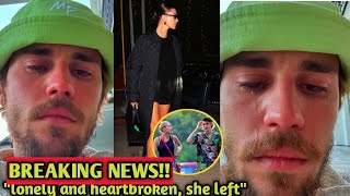 'She finally left;' Justin Bieber could help it anymore as leaked video of him CRYING  goes viral...