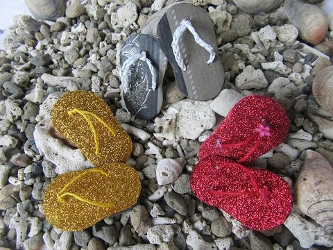 DIY mini flip flops/ sandals (part 1)