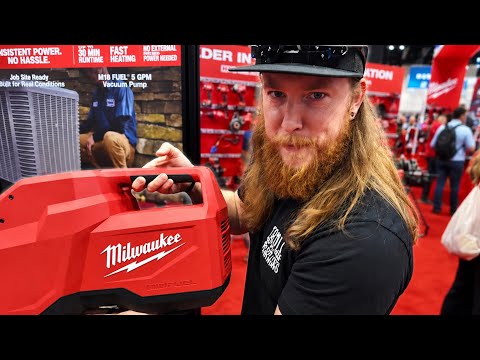 BRAND NEW Milwaukee M18 RECOVERY MACHINE | Hilmor CORDLESS pump SOLDERWELD and MORE | AHR 2025